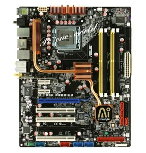 Placa madre Asus P5K PREMIUM Intel P35 Socket LGA 775 DDR2 SDRAM eSATA ATX - Imagen 1 de 4