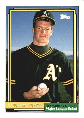 1992 Topps Major League Debut 1991 #175 Todd Van Poppel - NM-MT - Image 1 of 2