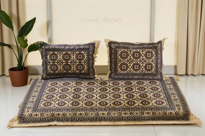 3 Tlg. Matratze Kissen orient Sitzecke Bodenkissen Sitzgruppe Toshak beig23 توشک - Bild 1 von 4