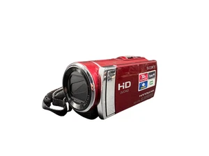 Sony HDR-CX200E Handycam Camcorder Rot 5.3 MP Carl Zeiss Steadyshot Geprüft - Bild 1 von 5