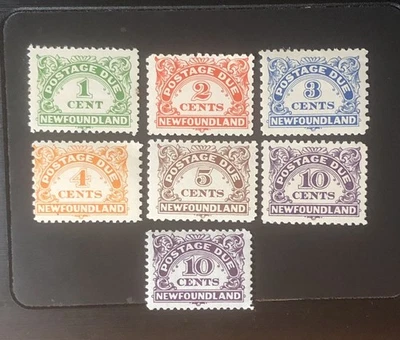 Stamps Canada Newfoundland J1 - J7  Postage Due Mint Set, see details - Image 1 of 4
