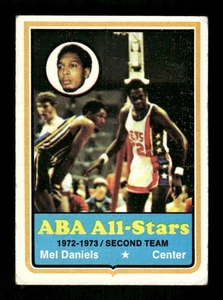 1973-74 Topps 195 Mel Daniels HOF VG wrinkle bottom BXCP57 - Picture 1 of 2