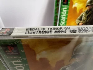 PlayStation One Medal Of Honor Factory Sealed RARE Double Printed Factory Error - Picture 1 of 12