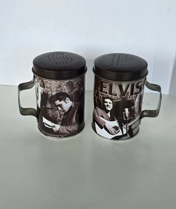 Elvis Presley Salt & Pepper Shakers With Handle 2003 Cinergy Photos - Picture 1 of 8