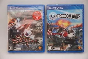 New! PSVITA FREEDOM WARS & SOUL SACRIFICE 2Games Japan import sealed PS Vita - Picture 1 of 8