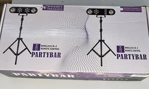 DJ Lights with Stand, ValaVa Party Bar Light, Rotating Ball Disco Lights - Picture 1 of 5