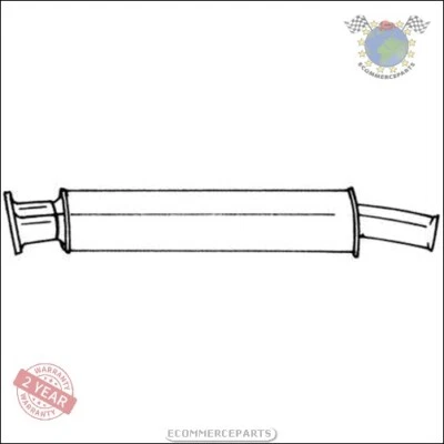 Silencieux d'échappement avant Sigam pour VOLVO 480 460 440 D j8z - Photo 1/3