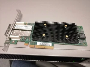 1X QLogic QLE2672 16Gbps Dual Port PCIe x8 Fibre Channel Adapter Full Height - Picture 1 of 2