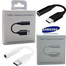 Genuine USB-C to 3.5mm Audio Aux Headphone Jack Adapter For ALL Samsung Phone's