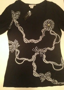 NEW! NWT White House Black Market Top Orig.$49.99 Women's Size Small or Medium - Picture 1 of 4