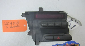 01 02 03 OLDS AURORA MESSAGE CENTER HAZARD SWITCH FUEL DASH PANEL 09392543 TRIP - Picture 1 of 3