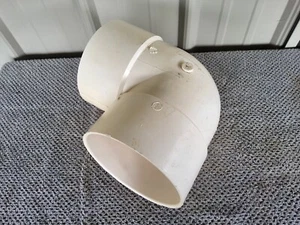6"  90 Degree Elbow  Schedule 40 PVC  Pipe USA Made - Picture 1 of 3