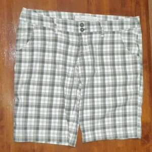 Bermudas a cuadros marrón Hollister talla 7 - Imagen 1 de 7