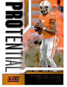 Tarjeta de inserción paralela Hendon Hooker 2023 Score Protential Pink Tennessee - Imagen 1 de 1