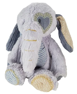 Demdaco Oddball Elefant Plüschtier Lovey Stofftier Lavendel 13 Zoll weiches Geschenk - Bild 1 von 14