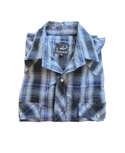 Roper Western Long Sleeve Shirt Men's Size Medium - Foto 1 di 6