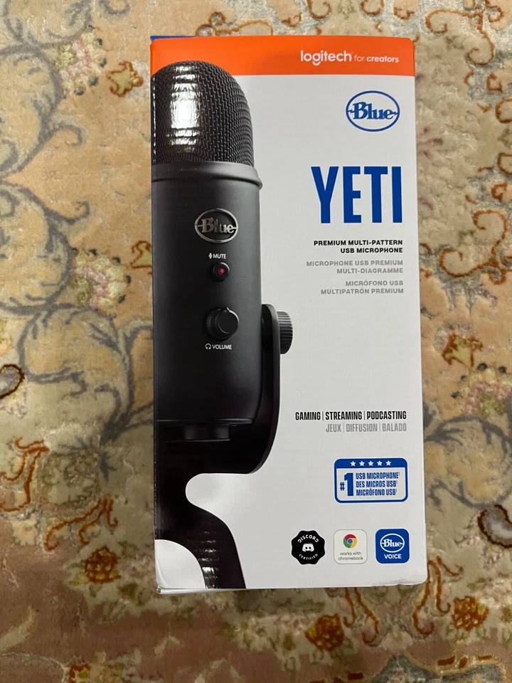 Logitech for Creators Blue Yeti USB Microphone for Gaming, Streaming, Podcasting - Image 1 of 1