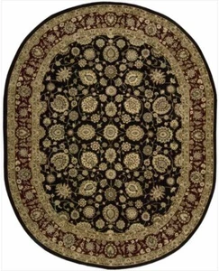 Nourison ORIENTAL 2000 oval area rug + floor PAD - GORGEOUS HEIRLOOM QUALITY - Picture 1 of 9