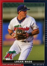 2016 Grandstand Fort Myers Miracle LOGAN WADE RC TWINS AUSTRALIA
