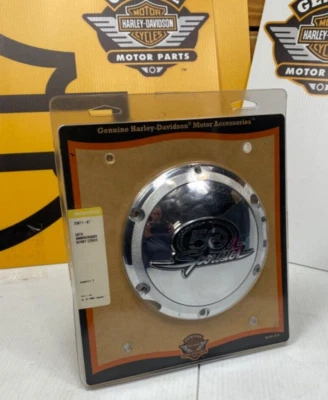 Cubierta Derby Sportster XL cromada OEM 04-22 Harley 50 aniversario Foto 1 de 4