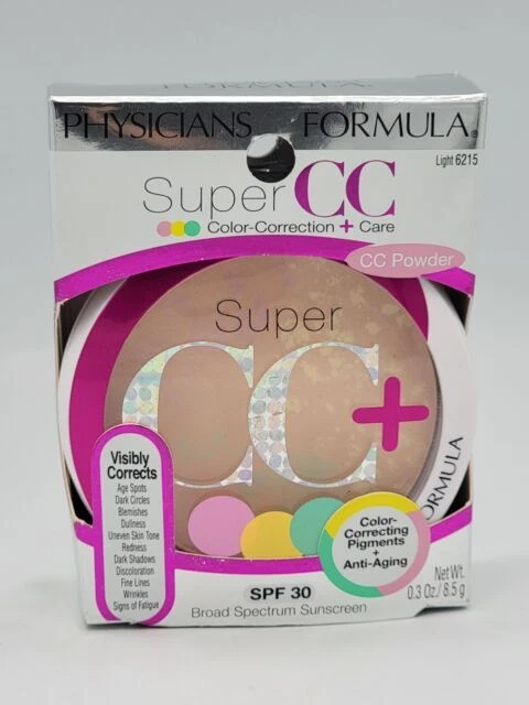Physicians Formula Super CC Color Correction Care Pressed Powder - Light