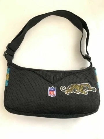 NEW Jacksonville Jaguars NFL Jersey Purse Handbag Shoulder Bag Black Jags NFL Cover