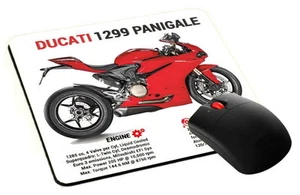 mouse pad, tappetino mouse DUCATI PANIGALE motorbike bike pc computer desktop - Photo 1/1
