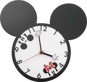 Disney - Mickey & Minnie Mouse - Reloj de pared decorativo en forma - Imagen 1 de 1