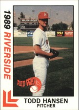 1989 Riverside Red Wave Best #6 Todd Hansen