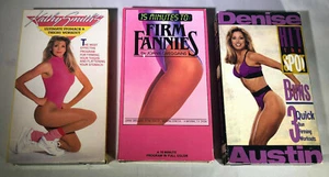 VINTAGE 80s Workout VHS videos Firm Fannies Hit The Spot Buns Kathy Smith  - Imagen 1 de 5