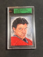 2006-07 ITG ULTIMATE MEM CRISTOBAL HUET ARTIST PROOF PAUL MADDEN AUTO #ed 2/10