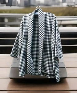 Grazyny Hase G.G Galleria Warszawa  Wool Fabric Jacket Open Coat Oversized 12-16 - Picture 1 of 24