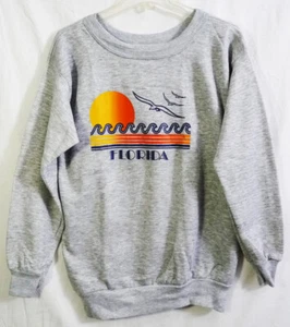 Sudadera de recuerdo vintage gris jaspeado de Florida - Imagen 1 de 11