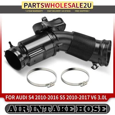 Manguera de admisión de aire del motor para Audi S4 2010-2016 S5 2010-2017 V6 3,0 L con abrazaderas de manguera Foto 1 de 4