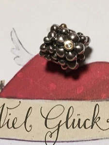 Pandora Charm Gold 14 Carat, 585 und 2 Diamanten und Silber 925. VP 229€ - Bild 1 von 3