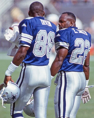 Dallas Cowboys MICHAEL IRVIN & EMMITT SMITH Glossy 8x10 Photo Print Poster Cover