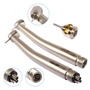 NSK Style Dental Fiber Optic E-generator LED Handpiece Turbine 4 Hole / Rotor - Picture 1 of 20