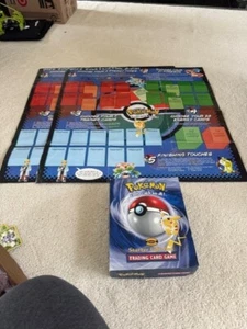 Original 1999 Pokemon Trading Card Game Starter Game Box Mats and Cards - Picture 1 of 15