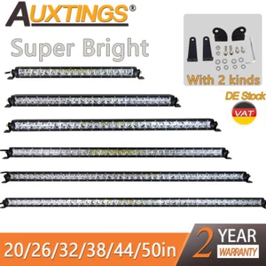 Single Row 20-50in Bright LED Work Light Bar Spot Beam for Jeep Truck 12V 24V DE - Imagen 1 de 11