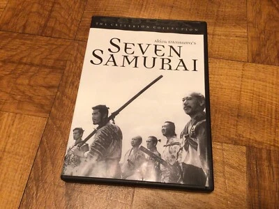 Seven Samurai Criterion Collection - DVD - 1954 TOHO Akira Kurosawa W/ Insert - Image 1 of 3