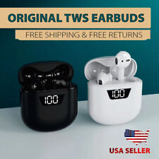 Bluetooth Earbuds Wireless Headphones LED Display Premium Sound Touch Control