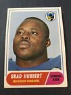1968 TOPPS FOOTBALL #141 BRAD HUBBERT SAN DIEGO CHARGERS NM