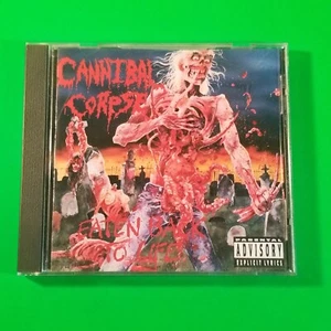 CANNIBAL CORPSE EATEN BACK TO LIFE (CD, 1990) RARE (OOP) DEATH METAL DEBUT ALBUM - Picture 1 of 7