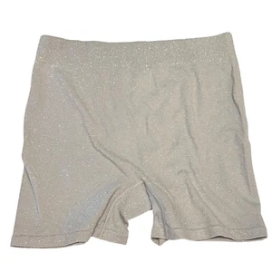NWT AERIE Boyshort Pantie Sz S-M-L Gray Silver Sparkle - Picture 1 of 7