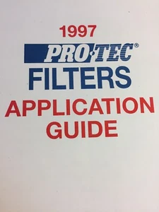 Vintage 1997 Pro - Tec Filters Application Guide Manual Interchange  Protec - Picture 1 of 3