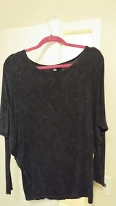 Navy Blouse Raglan Sleeves L AND Jacket XL great match 2 pieces - Picture 1 of 3