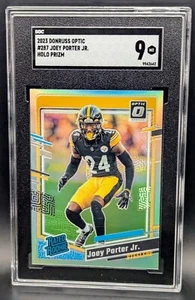 Joey Porter Jr. Rookie - Steelers - 2023 Panini Optic Holo Prizm - Graded SGC 9 - Bild 1 von 1