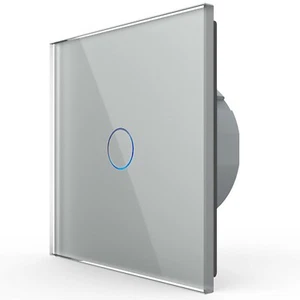 Funk Funkdimmer Glas Touch Dimmer Schalter Ein/Aus C701DR-15 LIVOLO Grau - Bild 1 von 7