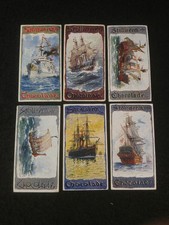 6 pictures, series: The German fleet. Group 144. Stollwerck collectibles: