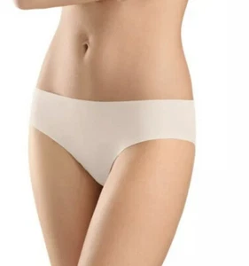 Hanro Powder Invisible Cotton Hi-Cut Briefs Women's Size M L11232 - Picture 1 of 3